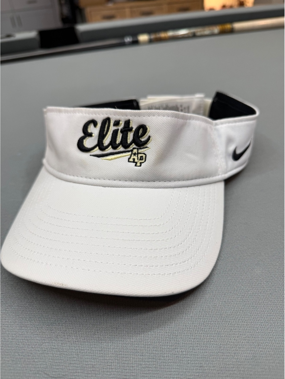 Nike Elite AP White Dri-FIT Adjustable Visor